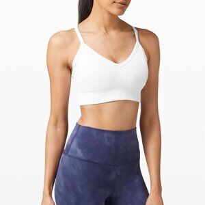 Lululemon Ebb to Street Sports Bra - White - size 8